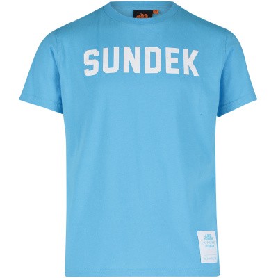 Afbeelding van Sundek B025TEJ7800 kinder t-shirt turquoise