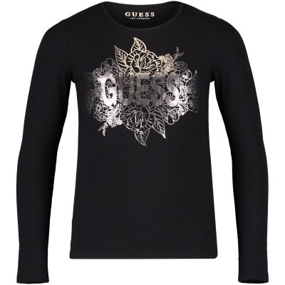 Afbeelding van Guess J84I02 kinder t-shirt zwart