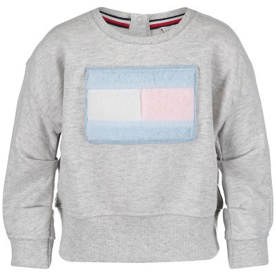 Afbeelding van Tommy Hilfiger KG0KG04042B baby trui licht grijs
