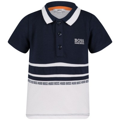 Afbeelding van Boss J95266 baby polo navy