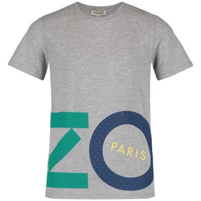 Afbeelding van Kenzo KN10538 kinder t-shirt grijs