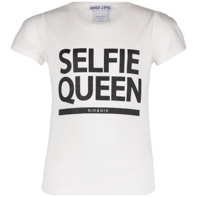 Afbeelding van NIK&NIK G8699 kinder t-shirt wit