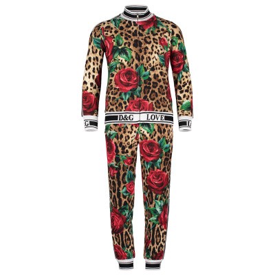 Afbeelding van Dolce & Gabbana L5JY06 kinder joggingpak panter