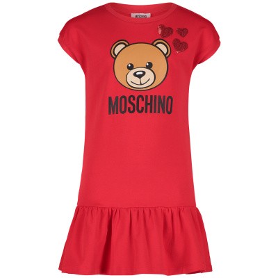 Afbeelding van Moschino HDV07E kinderjurk rood
