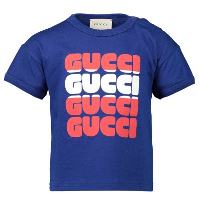 Gucci 548140 baby t-shirt navy Afbeelding van Gucci 548140 baby t-shirt navy
