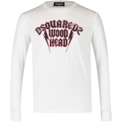 Afbeelding van Dsquared2 DQ030S kinder t-shirt wit