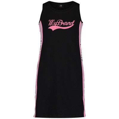 Afbeelding van My Brand GMBDR016CL003 kinderjurk zwart