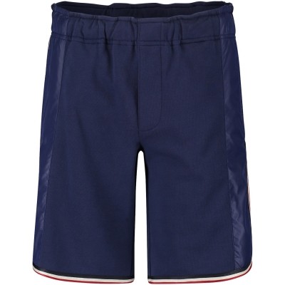 Afbeelding van Moncler 8705705 kinder shorts donker blauw