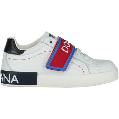 Afbeelding van Dolce & Gabbana DA0613 kindersneakers wit