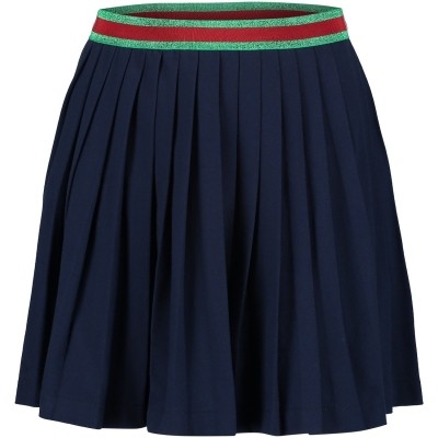 Afbeelding van Gucci 503710 kinderrokje navy