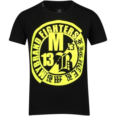Afbeelding van My Brand BMBTS001MT025 kinder t-shirt zwart