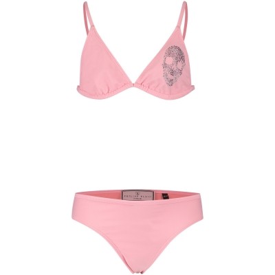 Afbeelding van Philipp Plein GMX0007 kinder bikini fluor roze