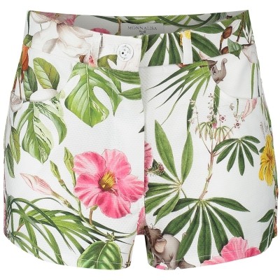 Afbeelding van MonnaLisa 111419 kinder shorts wit