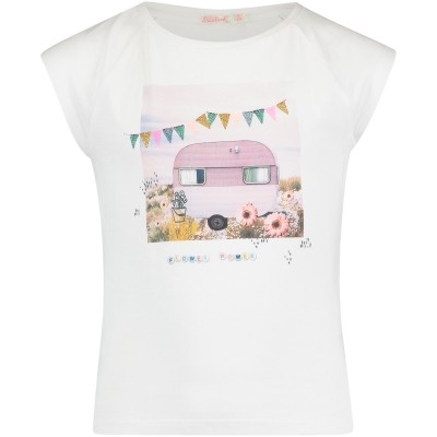 Afbeelding van Billieblush U15478 kinder t-shirt wit