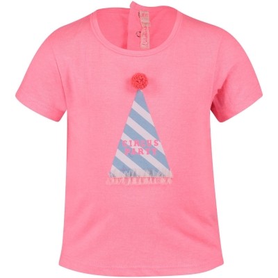 Afbeelding van Billieblush U05246 baby t-shirt fluor roze