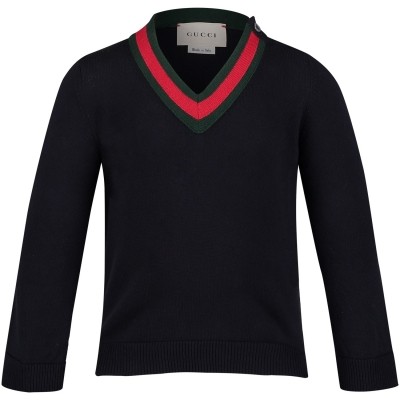 Afbeelding van Gucci 457692 baby trui navy