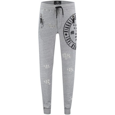 Afbeelding van My Brand MMBJO014PC001 heren joggingbroek grijs