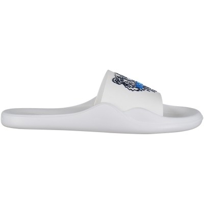 Afbeelding van Kenzo F855SD104P71 heren bandslippers wit