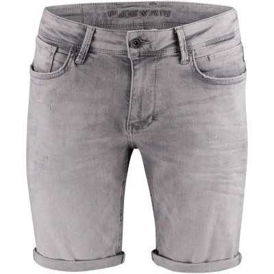 Afbeelding van Pure White THE STEVE heren shorts licht grijs