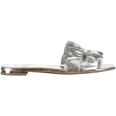 Afbeelding van Michael Kors 40R8BLFP1M dames slippers zilver