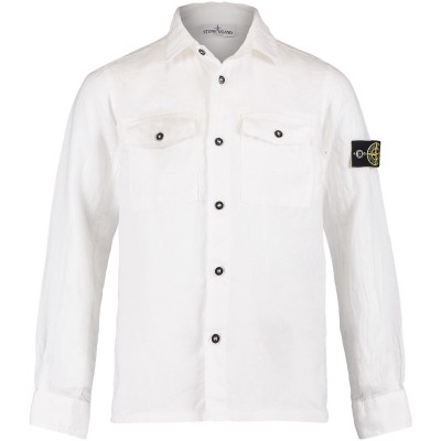 Afbeelding van Stone Island 681610102 kinder overhemd wit
