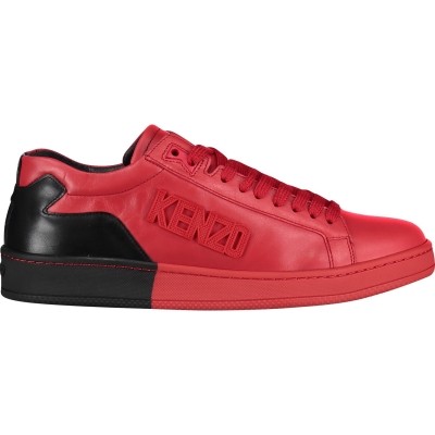 Afbeelding van Kenzo TENNIX BICOLOR heren sneaker rood