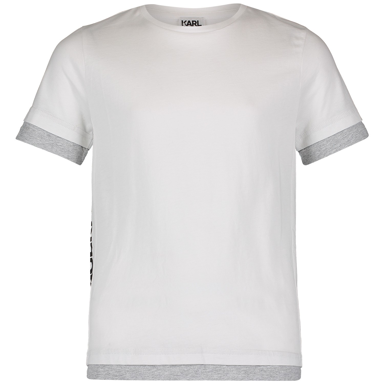 Karl Lagerfeld Z25182 Kinder T Shirt Wit karl lagerfeld kopen in de aanbieding Karl Lagerfeld Z25182 Kinder T Shirt Wit karl lagerfeld kopen in de aanbieding