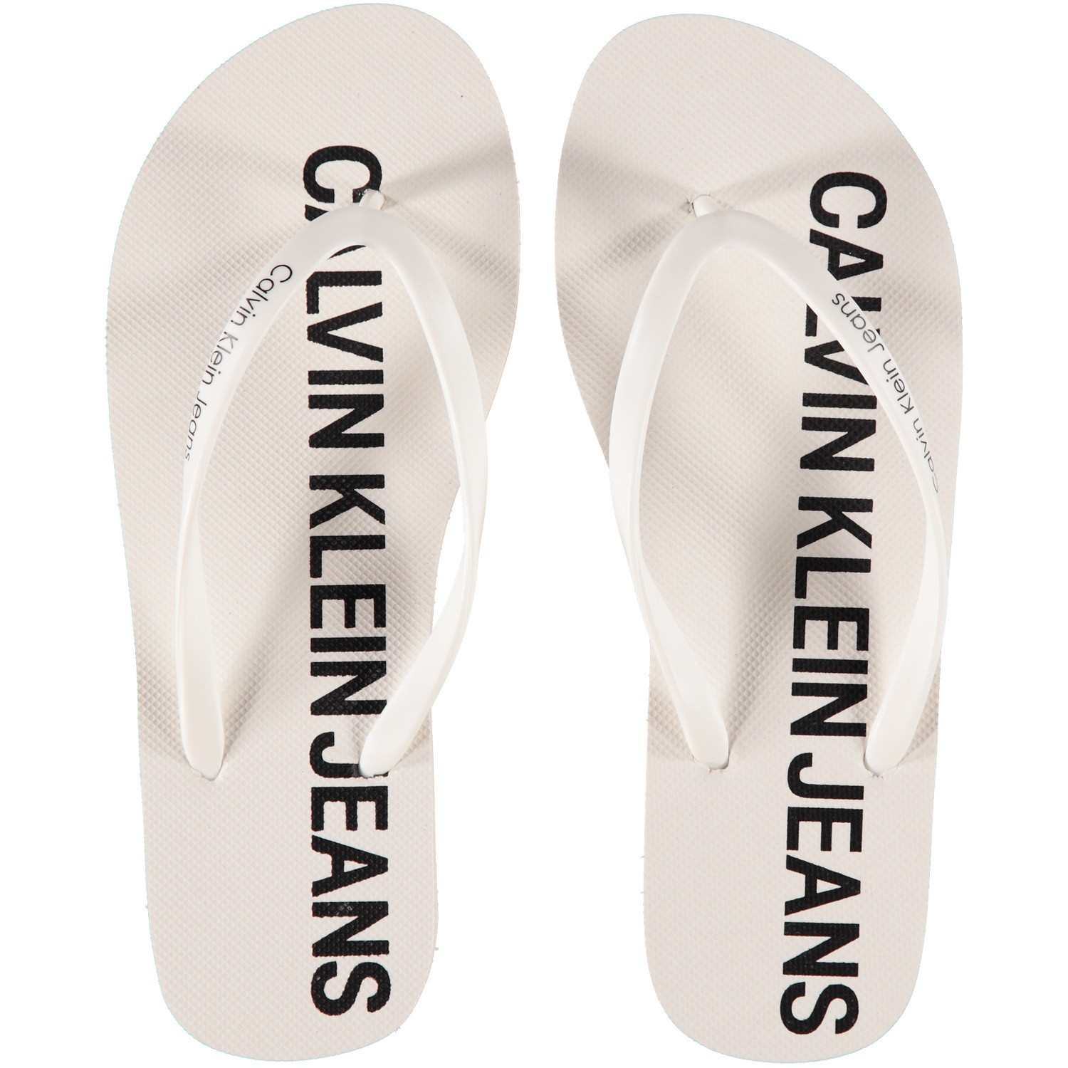 Calvin Klein Dori Dames Slippers Wit calvin klein kopen in de aanbieding