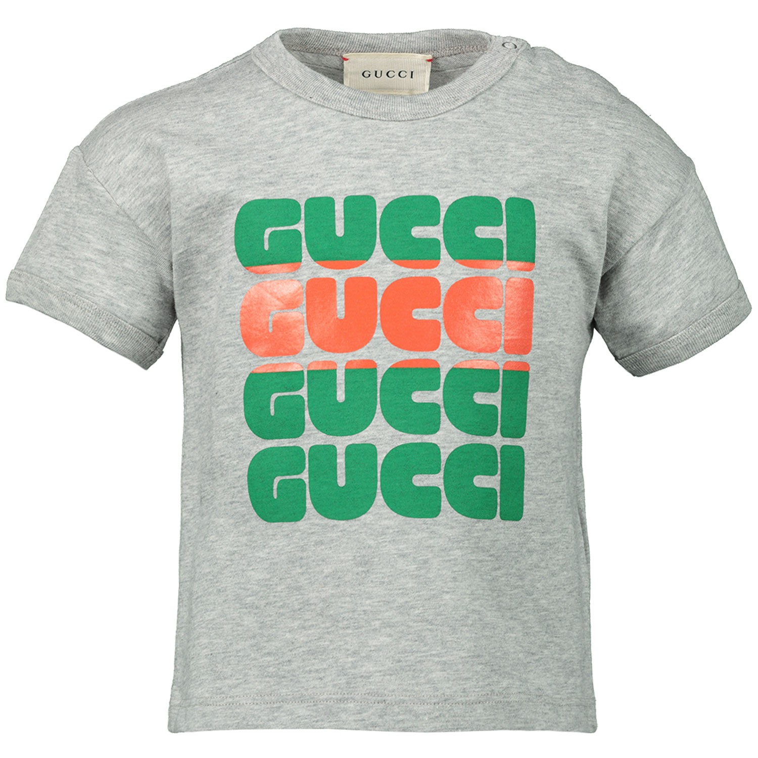 Gucci 548140 Baby T Shirt Grijs gucci kopen in de aanbieding