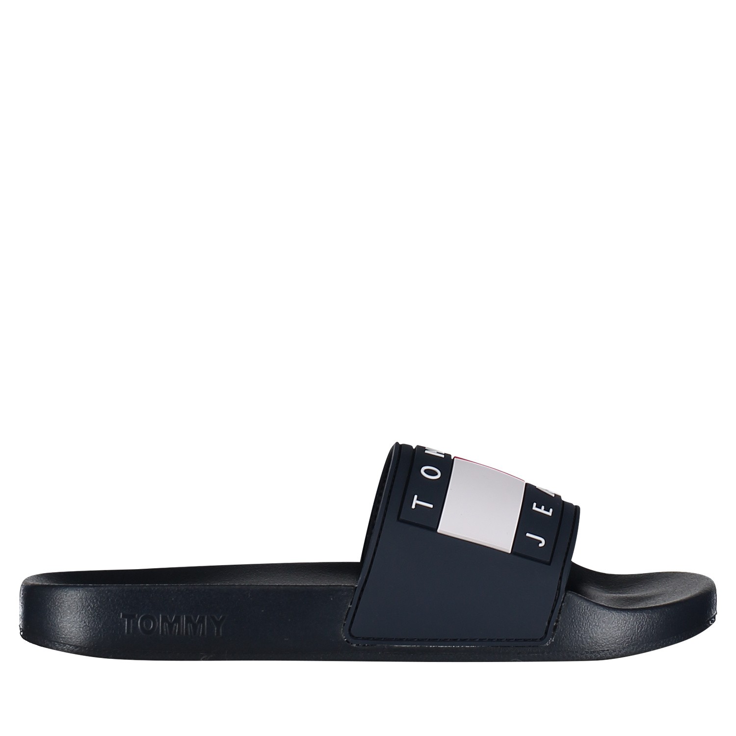 Tommy Hilfiger En0En00474 Dames Slippers Navy tommy hilfiger kopen in de aanbieding