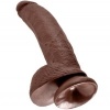 King Cock 9 Dildo Brown Balls 22.9 CM