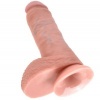 King Cock 8 Dildo Flesh Balls 20.3 CM