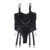 Subblime Body with Chains & Garter Belt Black L/XL