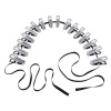Afbeelding van Sportsheets - Edge Body Zipper Clothes Pins - Zilver