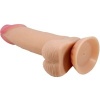Pretty Love Sliding Skin Dildo Flesh 19.4 CM