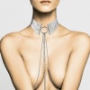 Bijoux Desir Metallique Silver Metallic Necklace