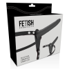 Fetish Submissive Harness Vibrator Black 15CM