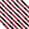 Afbeelding van Easytoys Fetish - Flogger 64 cm - Rood en Zwart