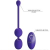 Pretty Love Willie Violet Remote Control Vibrating Balls