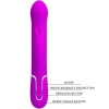Pretty Love Coale Rabbit Vibrator Pearls Violet