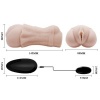 Crazy Bull Water Skin Vagina Masturbator Vibrating