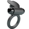 Pretty Love Debonaire Rabbit Vibrating Ring, Black