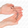 KINK Thin Hook Nipple Clamp Silver 7cm