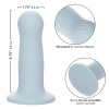 CalExotics Wave Rider Foam Anal Plug Blue