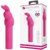 Pretty Love Gerardo Fuchsia Rabbit Silicone Vibrator