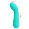 Pretty Love Faun Rechargeable Vibrator Aqua Green