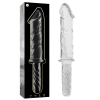 Nebula Series Model 24 Clear Glass Dildo 28.5cm