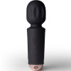 Rocks Off Mini Rechargeable Wand 16 Functions Black Tulip
