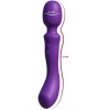 She.E.O Double-Ended Vibrating Massager Wand Purple