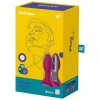 Satisfyer Rotator Plug 2+ Vibrator, App, Red